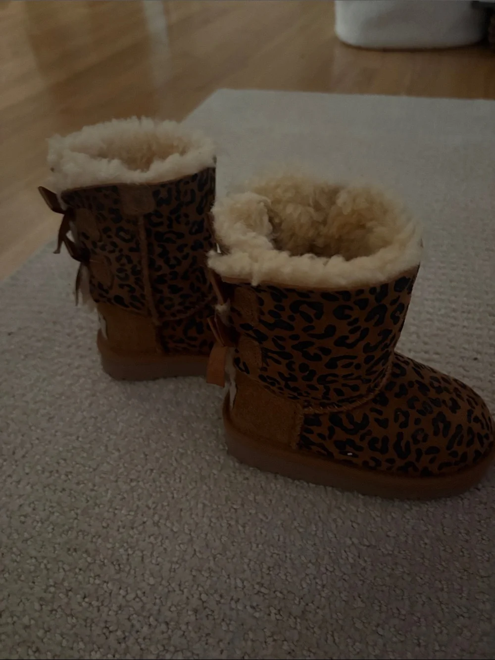 Toddler Ugg leopard boots